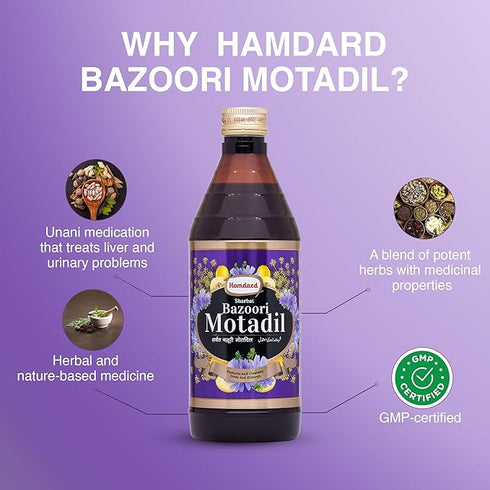 Hamdard Sharbat Bazoori Motadil